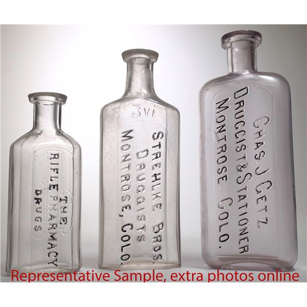 Colorado Medicine Bottle Group  (9) [159390]