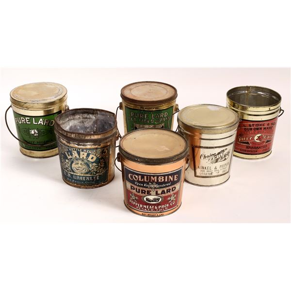 Colorado Lard Tin Collection, 6 [158147]