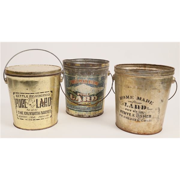 Colorado Lard Tins, 3 [158153]