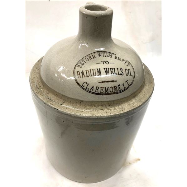 Radium Wells Jug, Claremore, Indian Territory [159742]