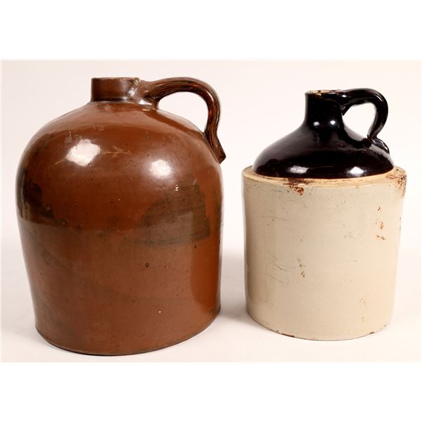 Two No-Name Whiskey Jugs [159862]