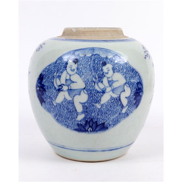 Chinese Blue Pot [159924]