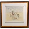 Image 1 : Cosmic Horseman Print by Salvador Dali [160672]