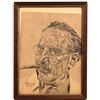 Image 1 : Groucho Marx Original Pencil Drawing by Hoffman [161304]