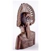 Image 4 : Carved Wood Asian Lady with Head Dress [161319]