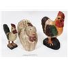Image 1 : Carved Wood Chickens, 3 [158854]