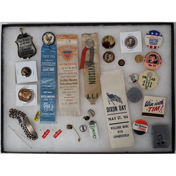 Montana Political and Historical Buttons, etc. [157154]