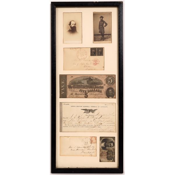 CdV and Postal Covers for Isaac Edwards Clarke 1859-1860 [157377]