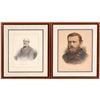 Image 1 : US Grant and Robert E Lee Framed Prints [159420]