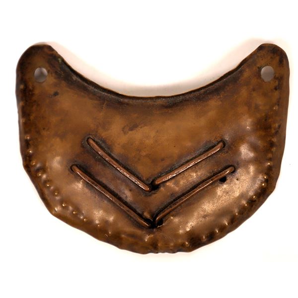 Corporal Gorget of brass construction [137533]