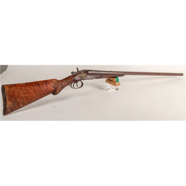 W. Richards Side by Side Hammer 12 gauge Shotgun C. 1880's [160033]