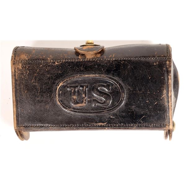 Infantry Cartridge Box. made by Mckeever for .45-70 c. 1879 [158586]