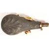 Image 2 : Tin Powder Flask with Measure spout 1840s-1860's [160002]