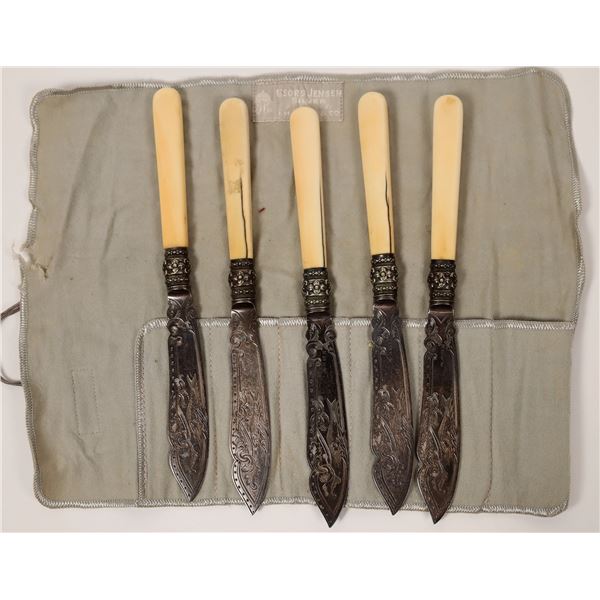 Engraved Bone Handled Knives [148886]