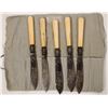 Image 1 : Engraved Bone Handled Knives [148886]