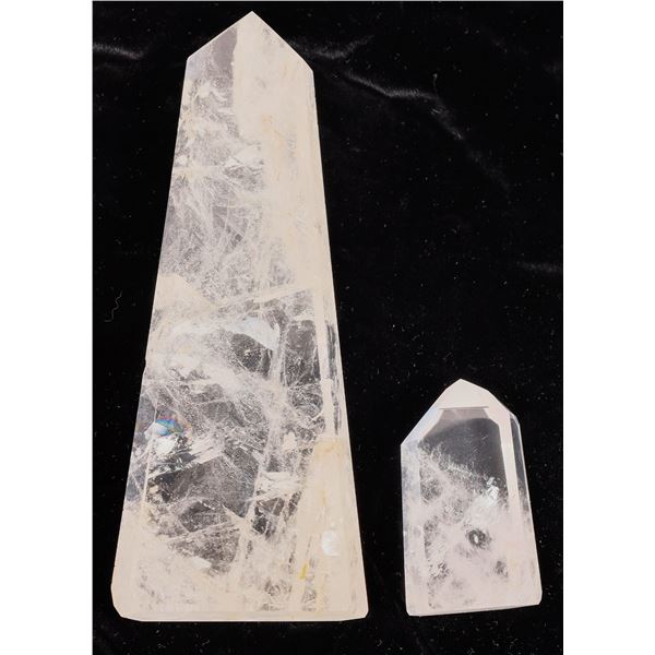 Polished Quartz Artistic Pieces, 2 [159905]