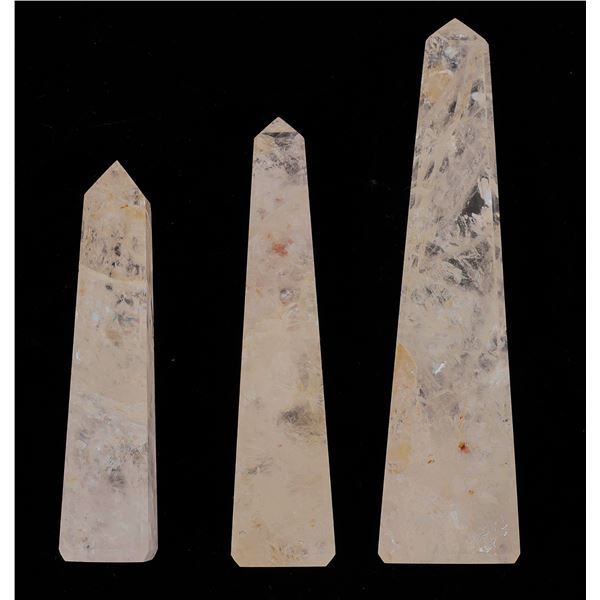 Polished Quartz Obelisks, 3 [159903]