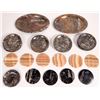 Image 1 : Polished Fossil Small Plates and Petrified Wood Coasters [160646]