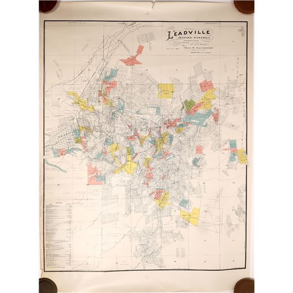 Map of the Leadville Mining District; 1901 [159446]