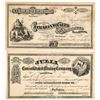 Image 1 : Two 1890's Nevada Stock Certificates [160600]