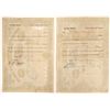 Image 2 : Jay Gould Signed Missouri, Kansas, and Texas Railway Company Stock Pair [158027]