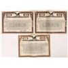 Image 1 : American Sumatra Tobacco Company Stock Certificate Trio [155816]