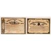 Image 1 : American Express Co. Stocks Signed by Wells and Fargo [159587]