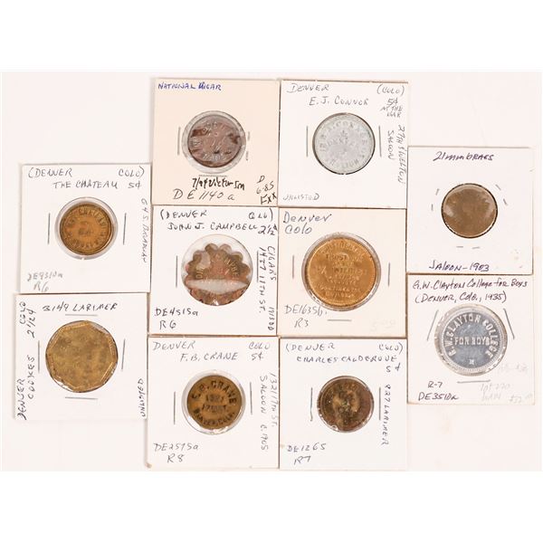 Denver "C" Tokens (10) [160909]