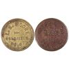 Image 1 : Horseshoe Bar/ L. S. Moore Tokens (2) [154216]