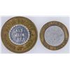 Image 1 : Bimetallic R 10 Grand Junction Tokens (2) [154225]