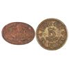 Image 2 : James Cosgrove/Interstate Cigar Tokens (2)  [154221]
