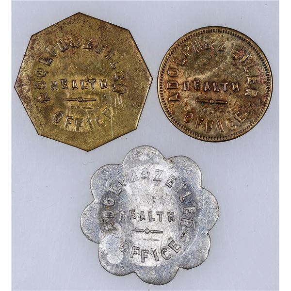 Adolf & Zeiler Health Office Tokens [159785]