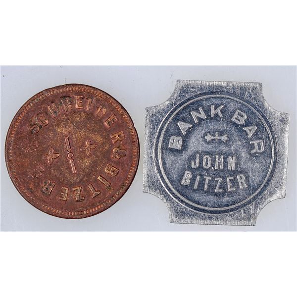 Schneider & Bitzer/ Bank Bar Tokens [159783]