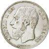 Image 1 : 1869 BELGIUM Silver 5 Francs Certified EF-40 24.4 Gram