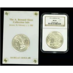 Collection of 2 silver dollars