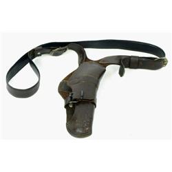 Al Furstnow marked leather shoulder holster