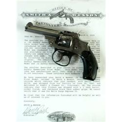 Smith & Wesson 32 Safety Hammerless 1st Model