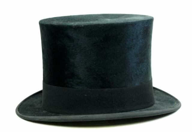 beaver felt top hat