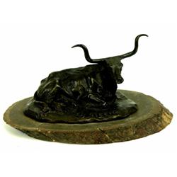 Steer by noted CAA artist Bob Scriver