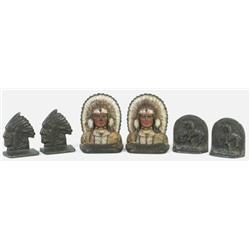 Collection of 3 sets early bookends including
