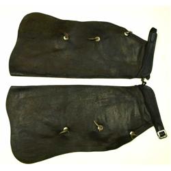HW Starr 38" batwing chaps with basket weave