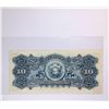 Image 2 : Costa Rica, 1900s, 10 colones 74111 Remainder, UNC condition with foxing