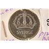 Image 1 : 1948 SWEDEN SILVER 50 ORE BRILLIANT UNC COIN