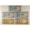 Image 1 : 5 BANK OF JAMAICA BILLS.  2-1981 & 1-1982 $10 AND