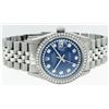 Image 3 : Rolex Mens Stainless Steel Blue String Diamond 36MM Datejust Wristwatch