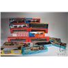 Image 1 : Sixteen train cars in original boxes all HO gauge including Lima, AHM, Riverossi, Roco and Athearn p