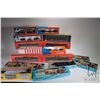 Image 1 : Sixteen train cars in original boxes all HO gauge including Lima, AHM, Riverossi, Roco and Athearn p