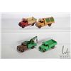 Image 1 : Four vintage Dinky vehicles including Bedford Tipper truck, a Bedford Refuse Truck, a Commer ( tow t