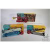 Image 1 : Three boxed Corgi Major die-cast vehicles including Machinery Carrier, Simon Snorkel Fire Engine and