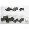 Image 1 : Seven vintage Dinky Toys die-cast military vehicles